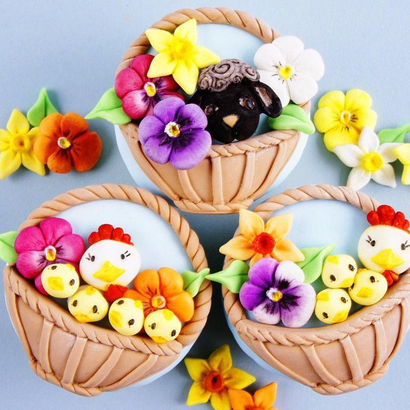 Silicone Easter Molds -  Egg Rabbit Flower | Bowlift