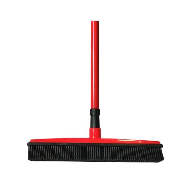 BowLift | Broom with Squeegee made from Natural Rubber, Multi-Surface and Pet Hair Removal
