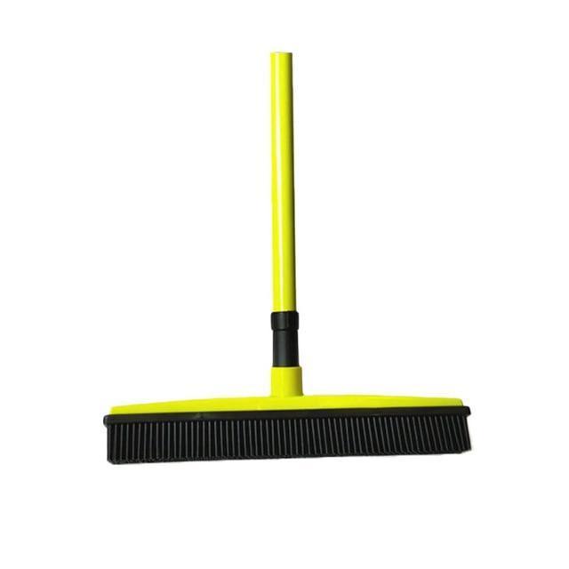 BowLift | Broom with Squeegee made from Natural Rubber, Multi-Surface and Pet Hair Removal