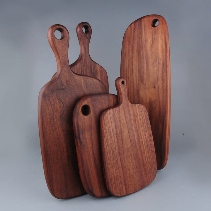 BowLift | Japanese-style Walnut/Beech special-shaped Solid Wood Cutting Board
