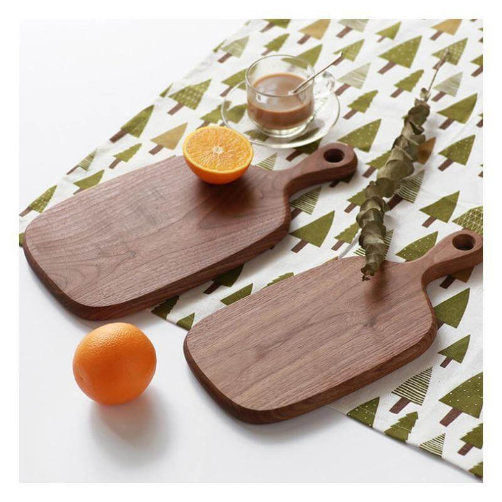 BowLift | Japanese-style Walnut/Beech special-shaped Solid Wood Cutting Board