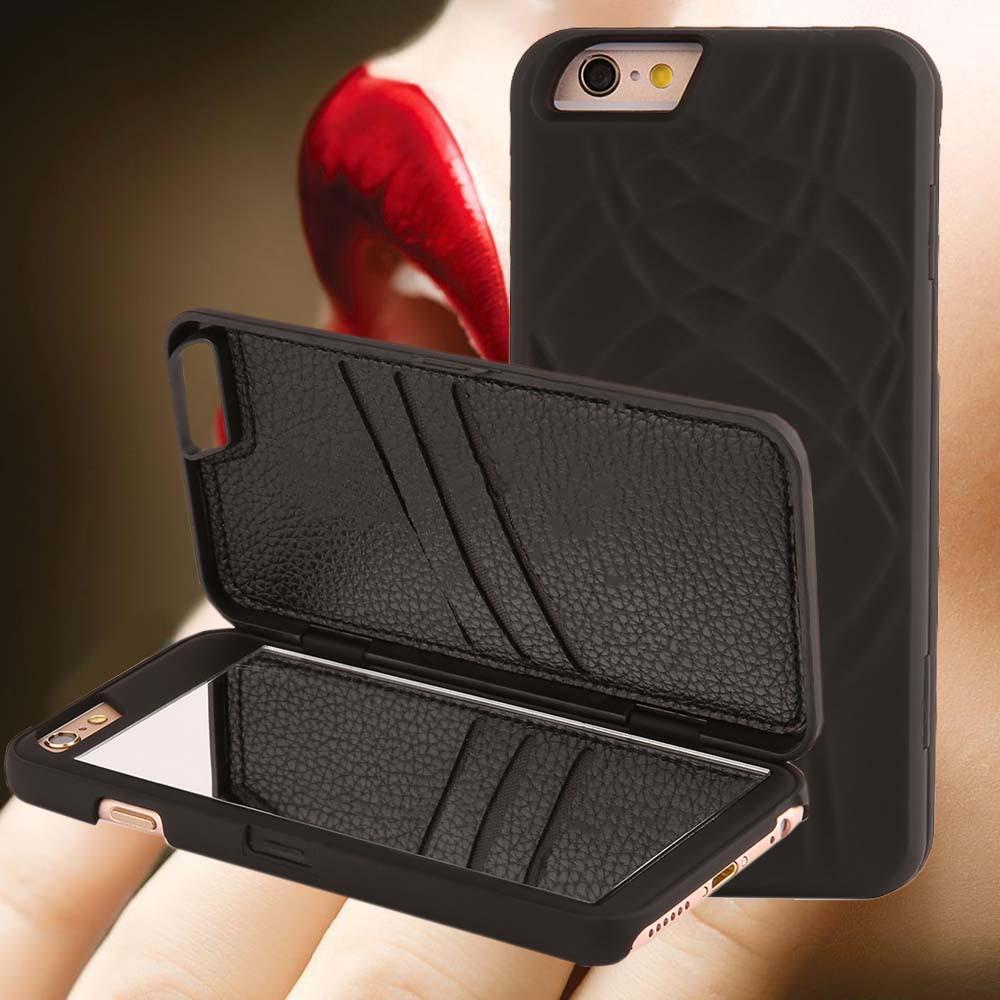 Lily - The Luxury Makeup Mirror/Wallet Case for iPhone | Bowlift
