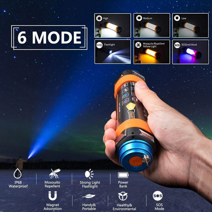 LED Camping Tent Waterproof Rechargeable Light | Bowlift