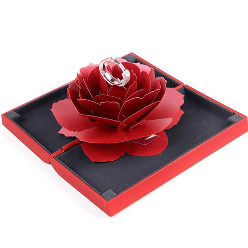 Pop Up Rose Rings Box | Bowlift