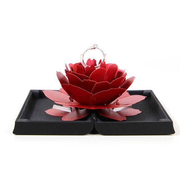 Pop Up Rose Rings Box | Bowlift