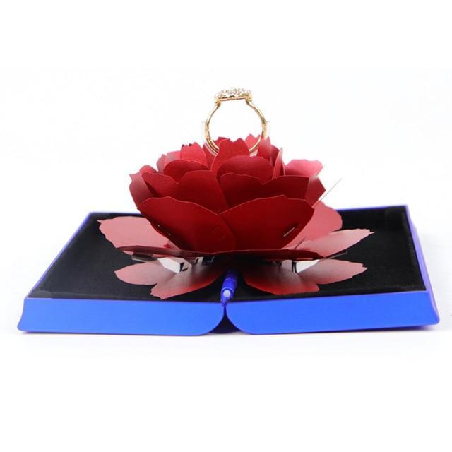 Pop Up Rose Rings Box | Bowlift