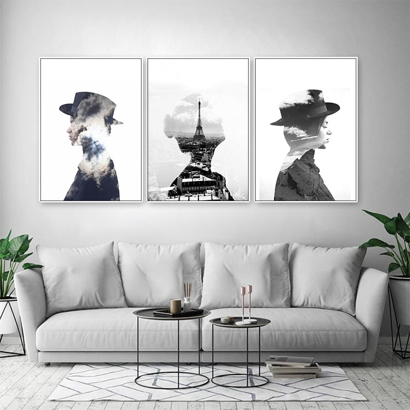 Paris In Dream - Canvas Wall Art Painting | Bowlift