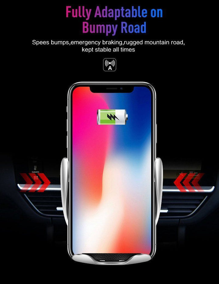 BowLift | Automatic clamping Wireless Car Charger Mount