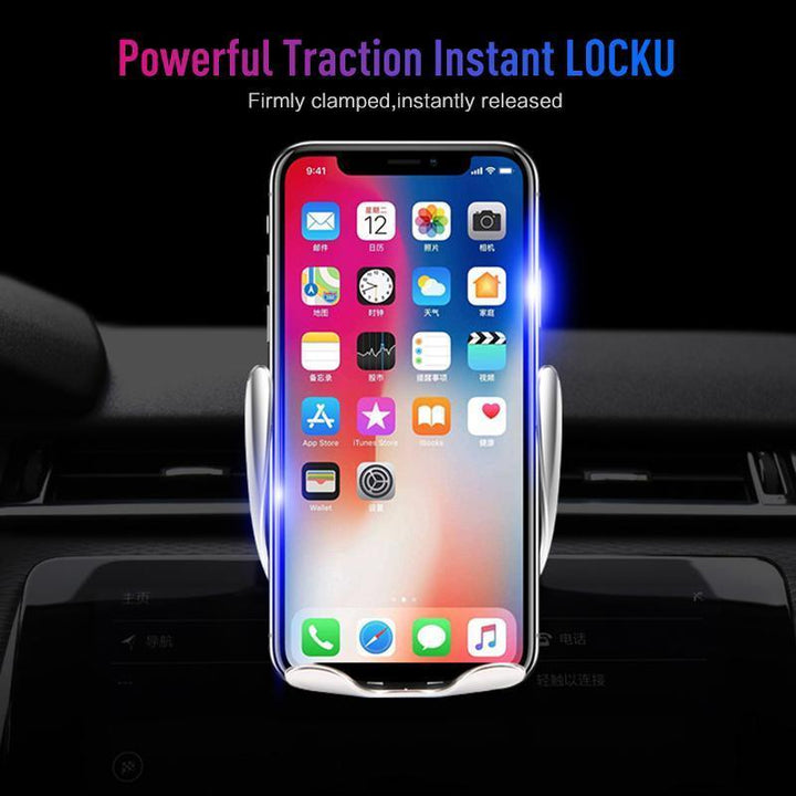 BowLift | Automatic clamping Wireless Car Charger Mount