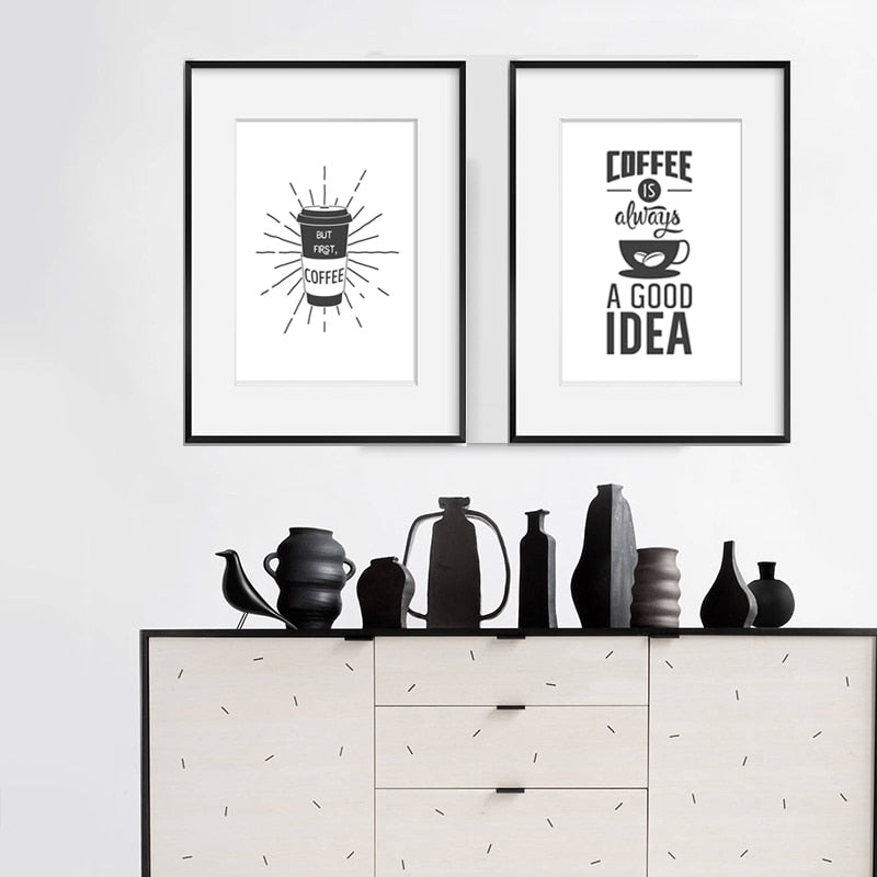 Coffee Time - Canvas Wall Art Painting | Bowlift