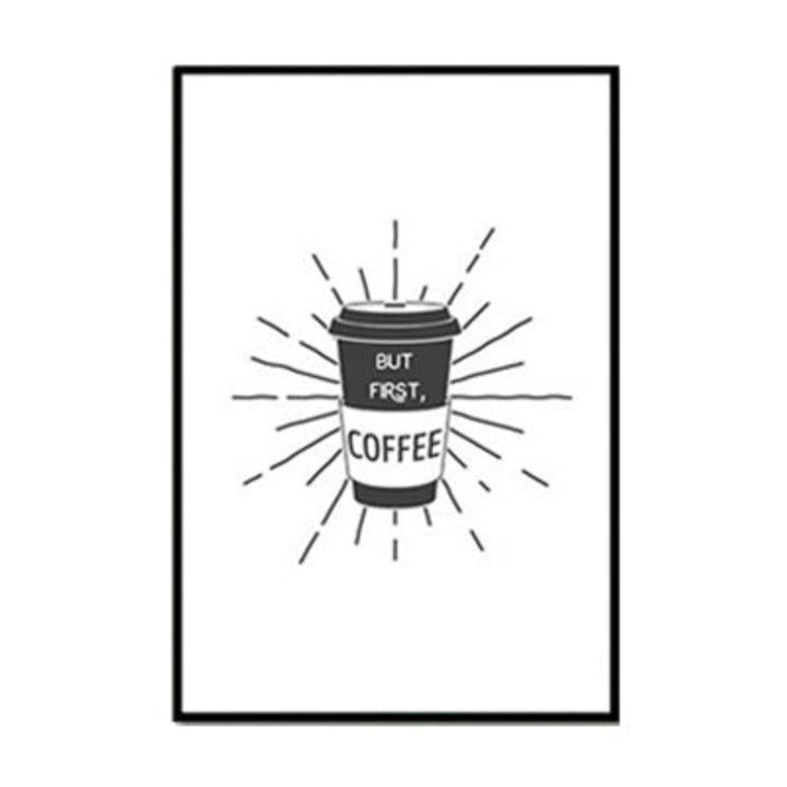 Coffee Time - Canvas Wall Art Painting | Bowlift