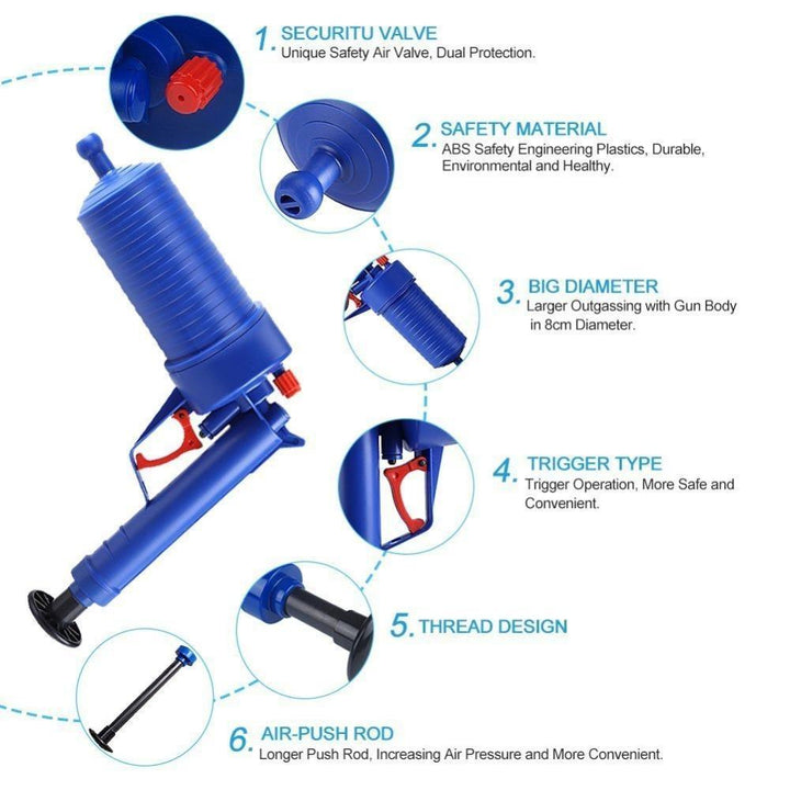 Powerful Air Power Drain Blaster | Bowlift