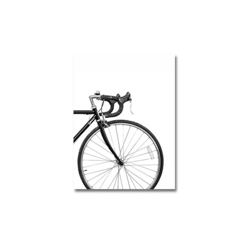 Minimalist Bike Print - Canvas Wall Art Painting | Bowlift