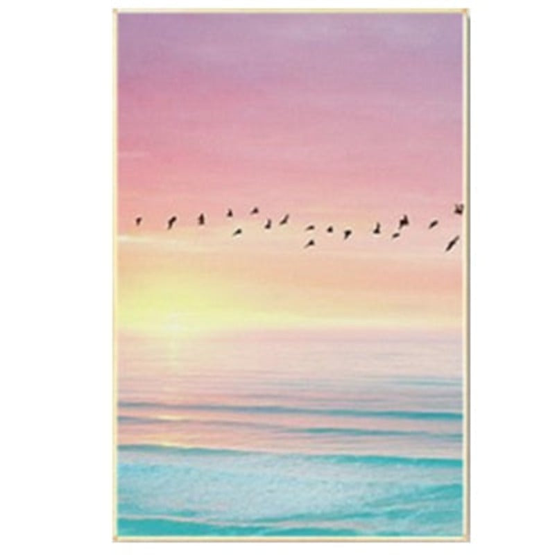 Beautiful Sunset Seascape - Canvas Wall Art Painting | Bowlift