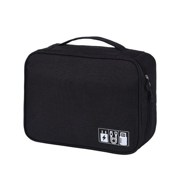 BowLift | Wobag New Polyester Mens Travel Electronic Accessories Travel Bag Organizer For Date Line SD Card USB Cable Digital Device Bag