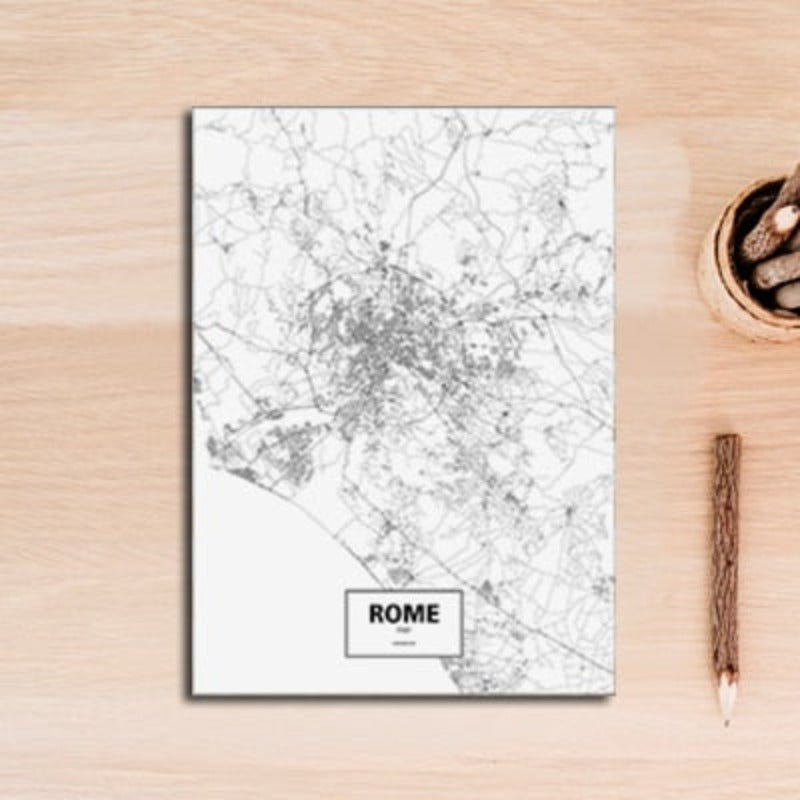 Nordic Scandinavia Interior Designs Love Print Girl - Canvas Wall Art Painting | Bowlift