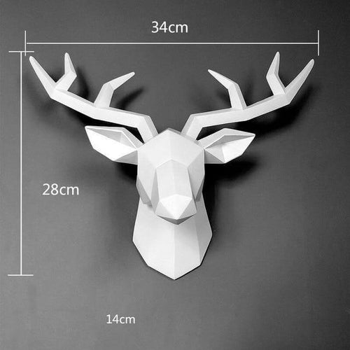 Deer Head Modern Home Decor | Bowlift