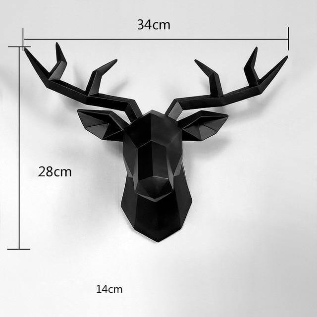 Deer Head Modern Home Decor | Bowlift