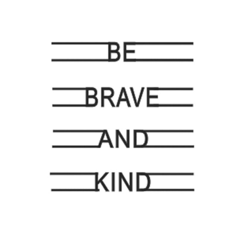Pineapple Be Brave & Kind Classic Quotes - Canvas Wall Art Painting | Bowlift