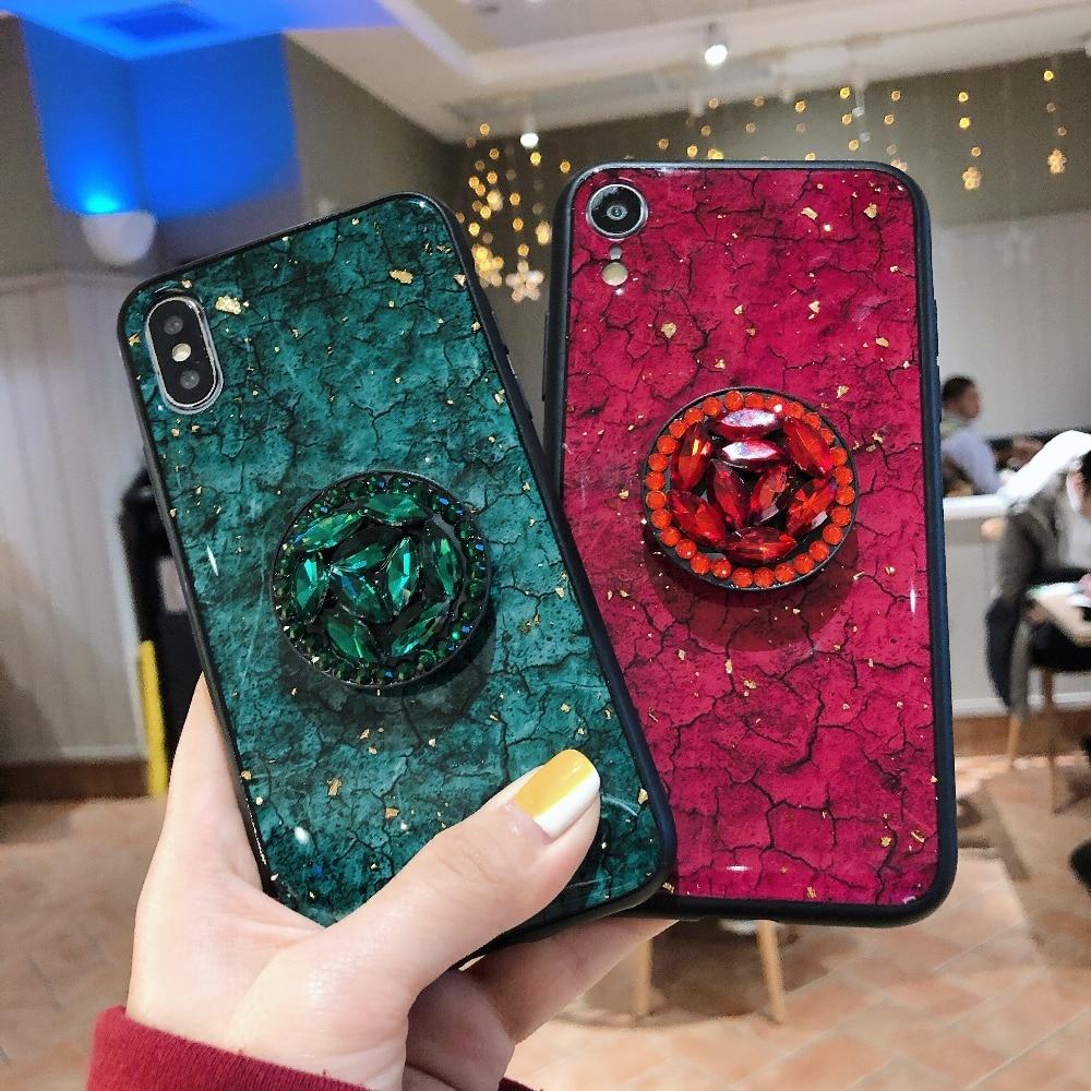 Hanna - Marble Glitter iPhone Mobile Cover | Bowlift
