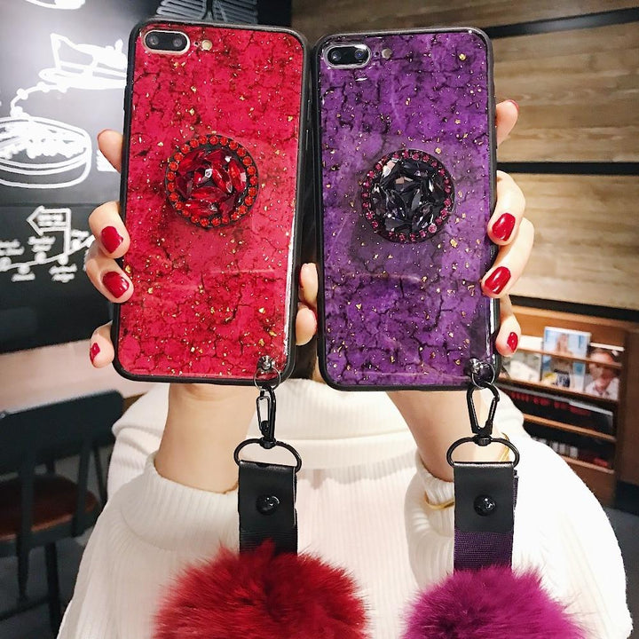 Hanna - Marble Glitter iPhone Mobile Cover | Bowlift