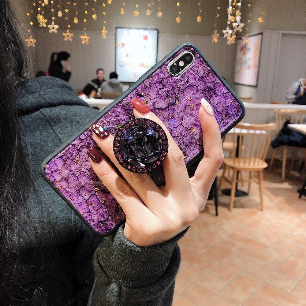 Hanna - Marble Glitter iPhone Mobile Cover | Bowlift