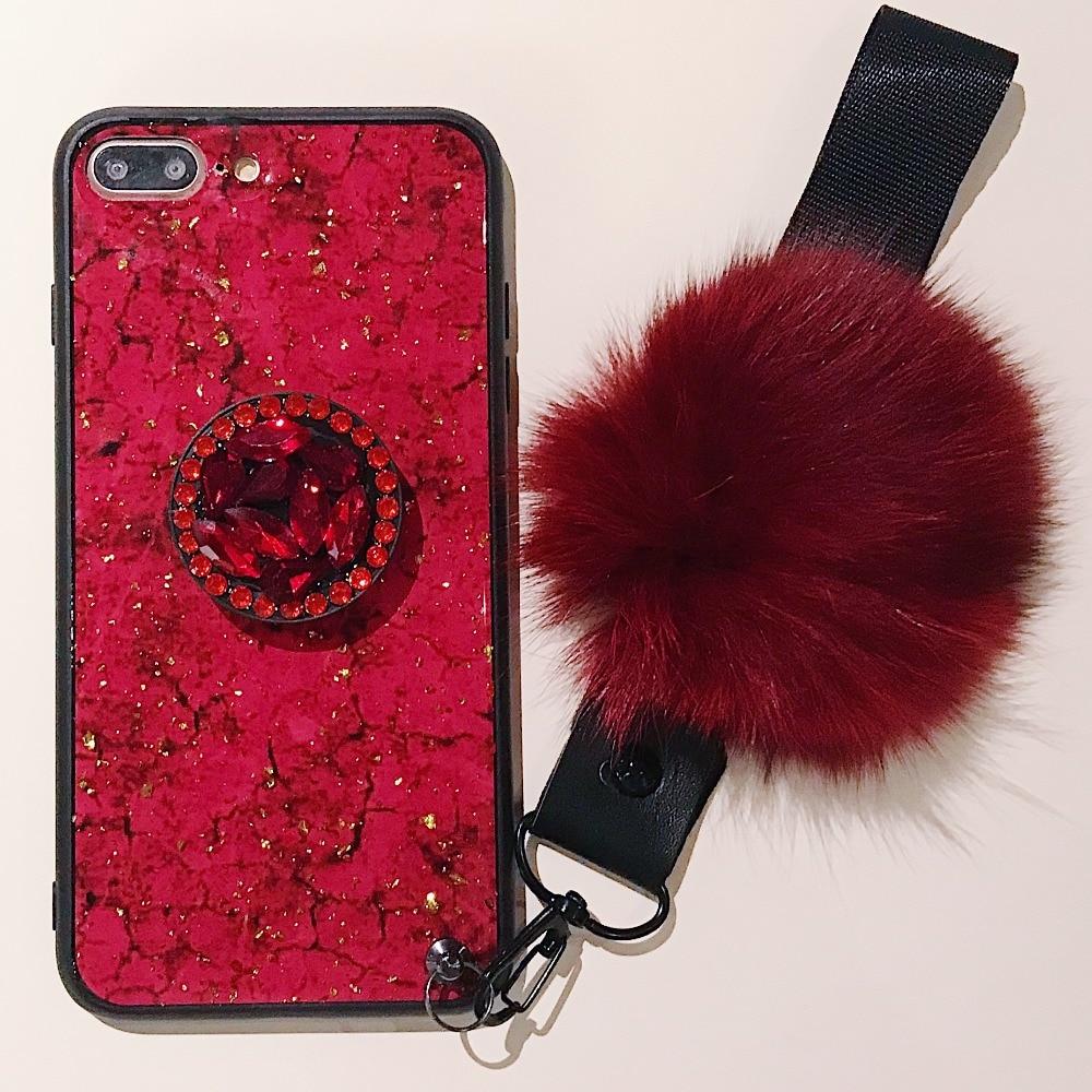 Hanna - Marble Glitter iPhone Mobile Cover | Bowlift