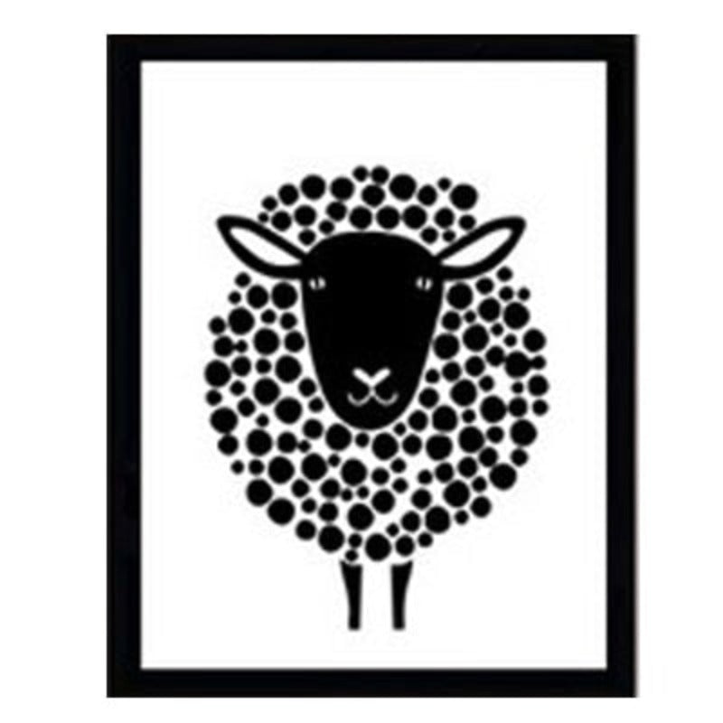 Minimalist Black And White Inspiring Letters - Canvas Wall Art Painting | Bowlift