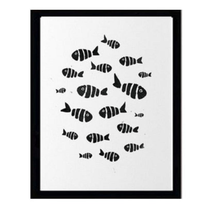 Minimalist Black And White Inspiring Letters - Canvas Wall Art Painting | Bowlift