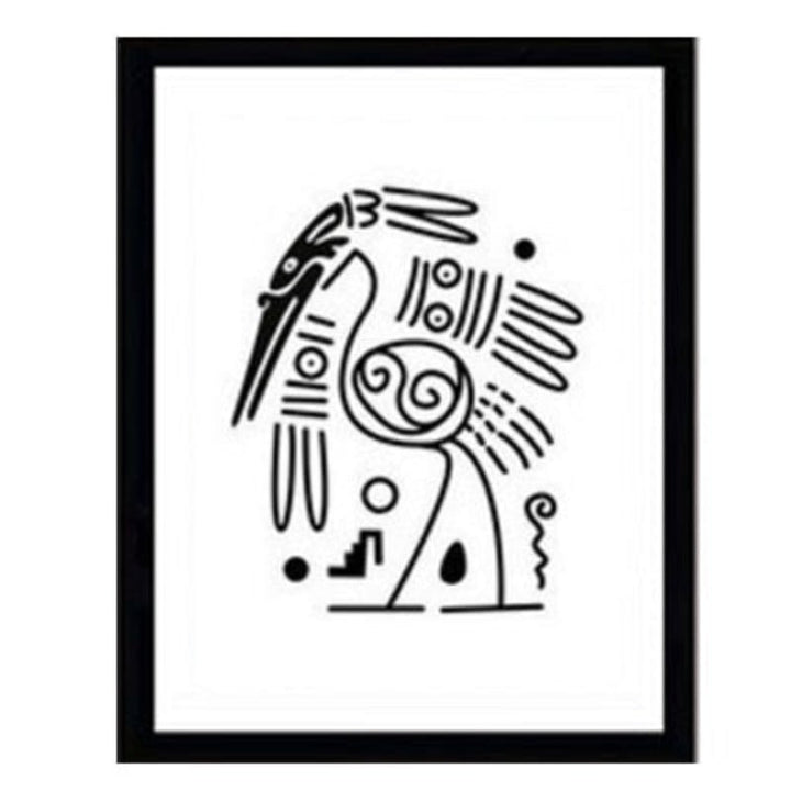 Minimalist Black And White Inspiring Letters - Canvas Wall Art Painting | Bowlift