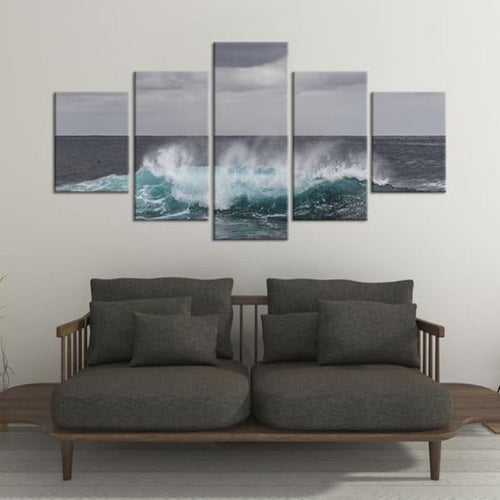 Ocean Waves - Canvas Wall Art Painting | Bowlift