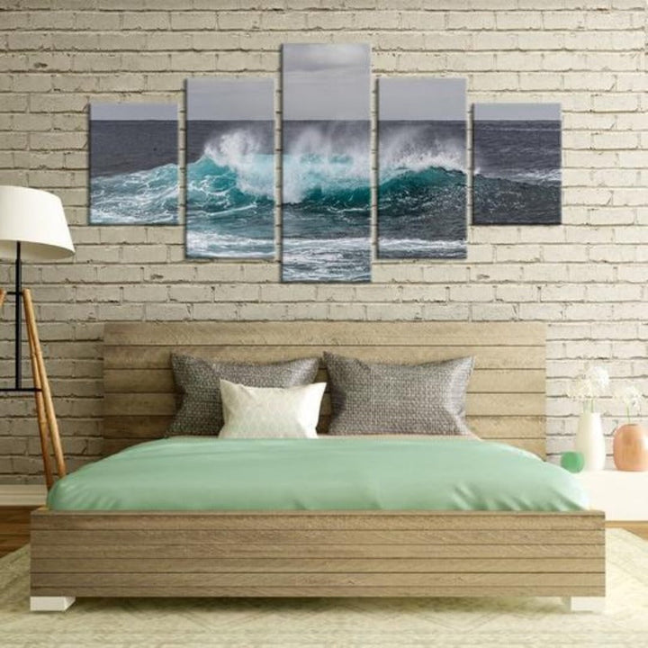 Ocean Waves - Canvas Wall Art Painting | Bowlift