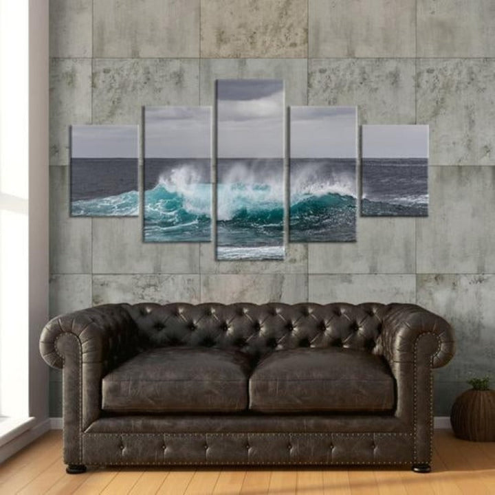 Ocean Waves - Canvas Wall Art Painting | Bowlift