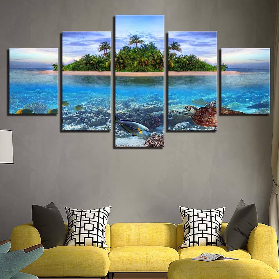 Ocean Beach - Canvas Wall Art Painting | Bowlift