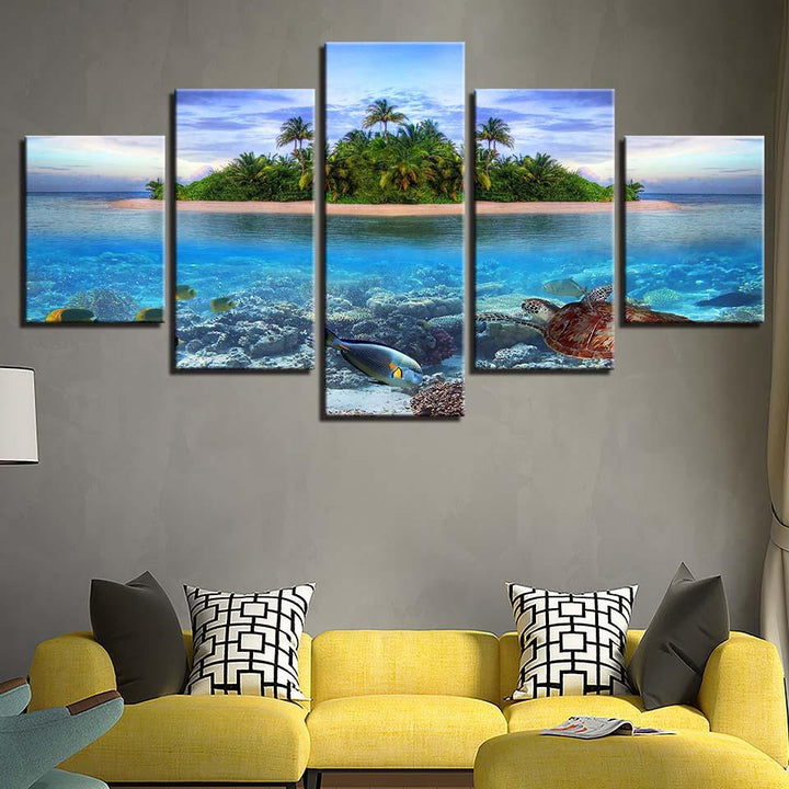 Ocean Beach - Canvas Wall Art Painting | Bowlift