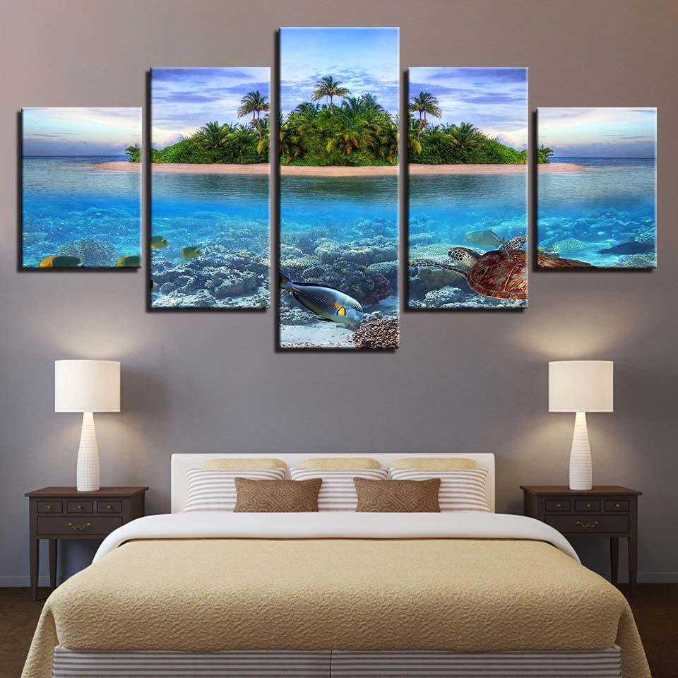 Ocean Beach - Canvas Wall Art Painting | Bowlift