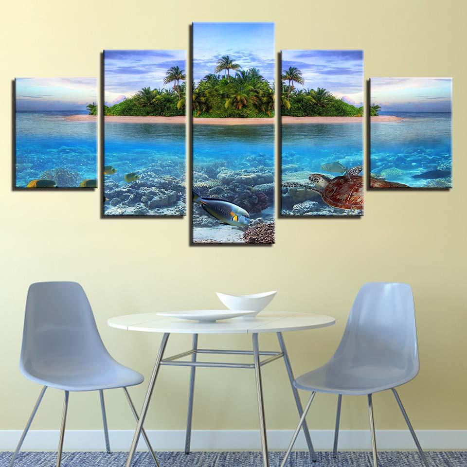 Ocean Beach - Canvas Wall Art Painting | Bowlift