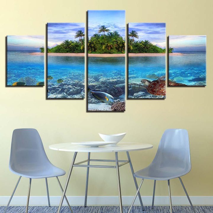 Ocean Beach - Canvas Wall Art Painting | Bowlift