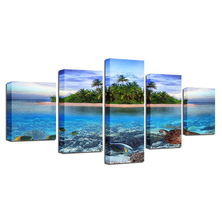 Ocean Beach - Canvas Wall Art Painting | Bowlift