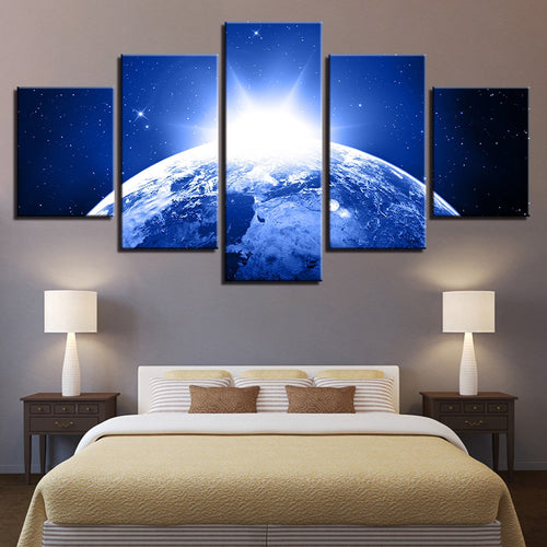 Earth Universe - Canvas Wall Art Painting | Bowlift