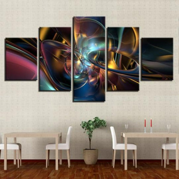 Colorful Psychedelic Art - Canvas Wall Art Painting | Bowlift