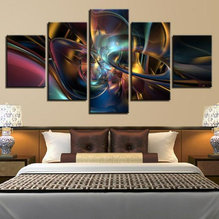 Colorful Psychedelic Art - Canvas Wall Art Painting | Bowlift