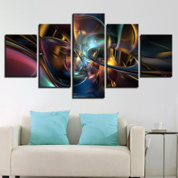Colorful Psychedelic Art - Canvas Wall Art Painting | Bowlift