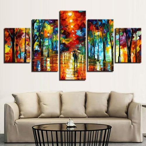 Abstract Multi-Color - Canvas Wall Art Painting | Bowlift
