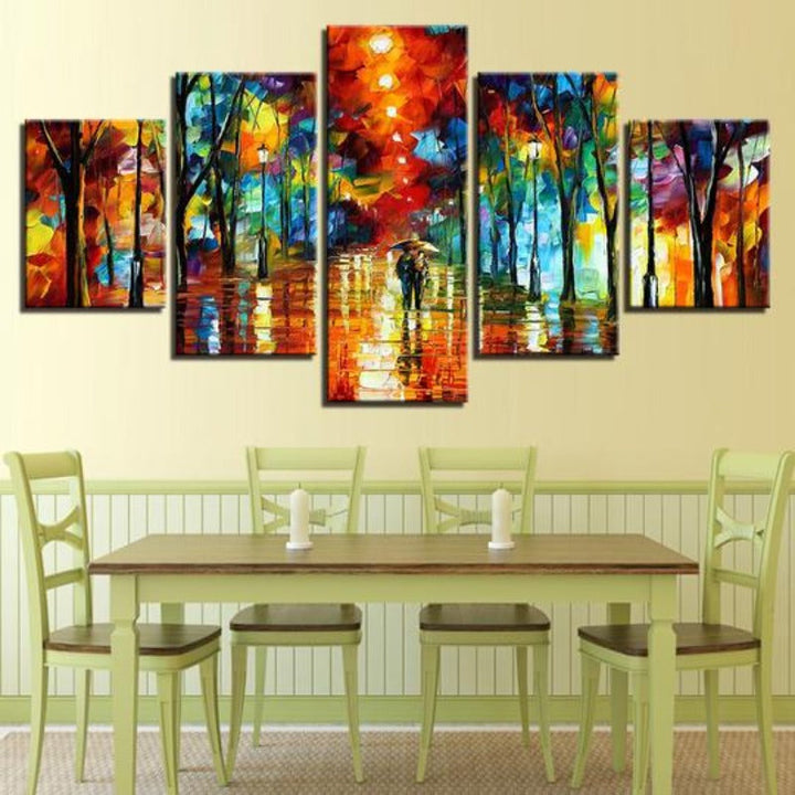 Abstract Multi-Color - Canvas Wall Art Painting | Bowlift
