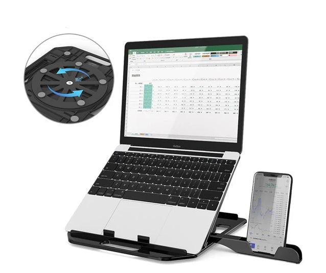 RestIt - Height Adjustable Laptop Stand with Fan | Bowlift