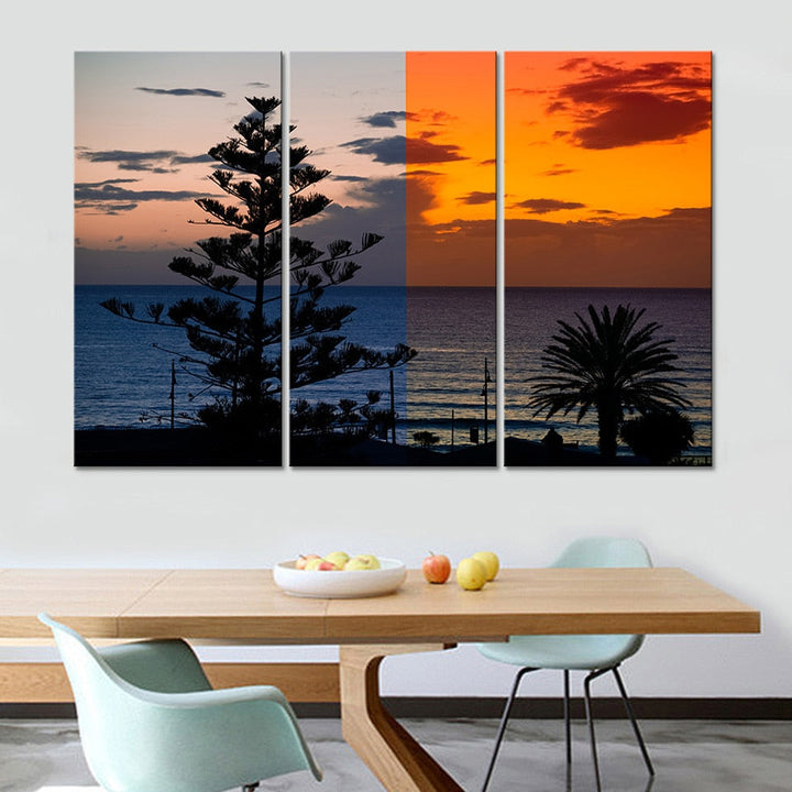 Early Morning And Evening - Canvas Wall Art Painting | Bowlift