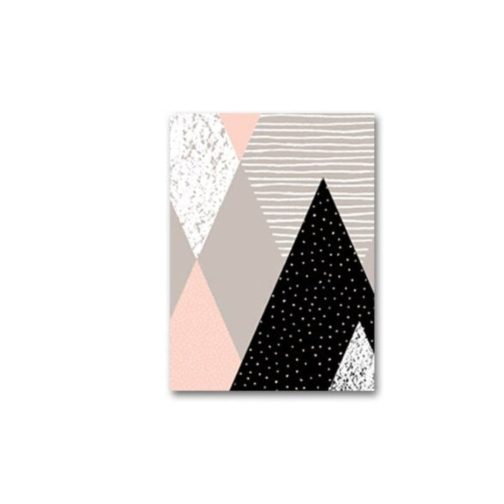 Pop Art Mountains - Canvas Wall Art Painting | Bowlift