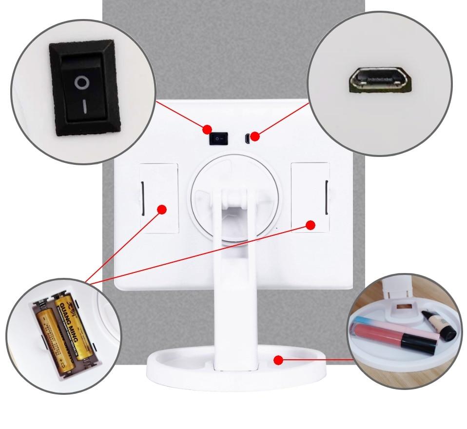 LED Light Frame Make-Up Mirror | Bowlift
