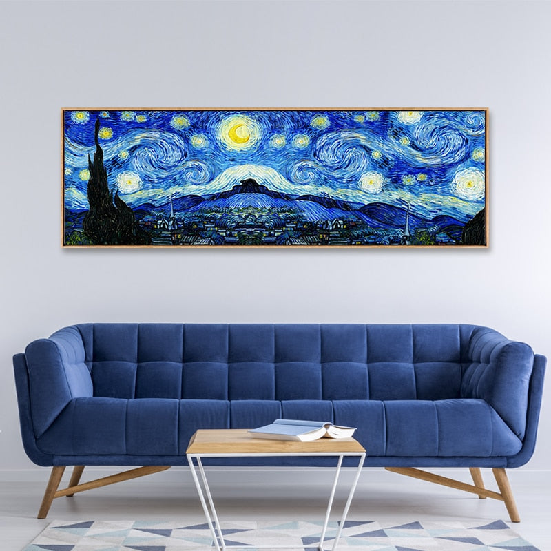 Van Gogh Abstract - Canvas Wall Art Painting | Bowlift